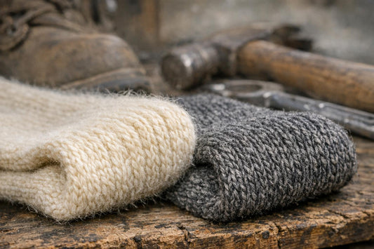 Alpaca Socks vs Wool Socks for Work Boots