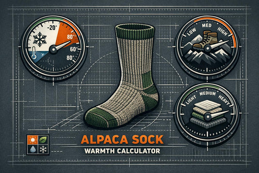 Alpaca Sock Warmth Calculator