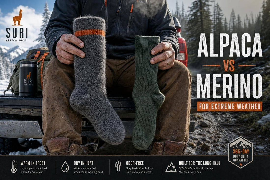 Alpaca vs Merino for Extreme Weather