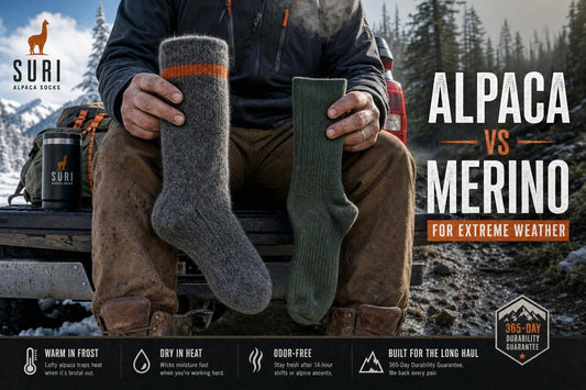 Alpaca vs Merino for Extreme Weather
