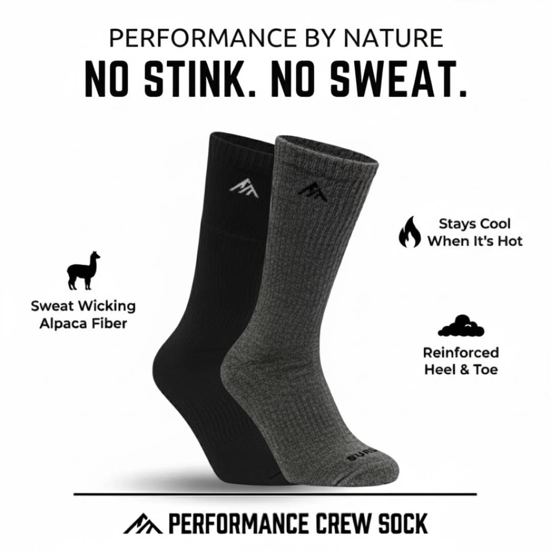 » Performance Crew Socks (100% off)