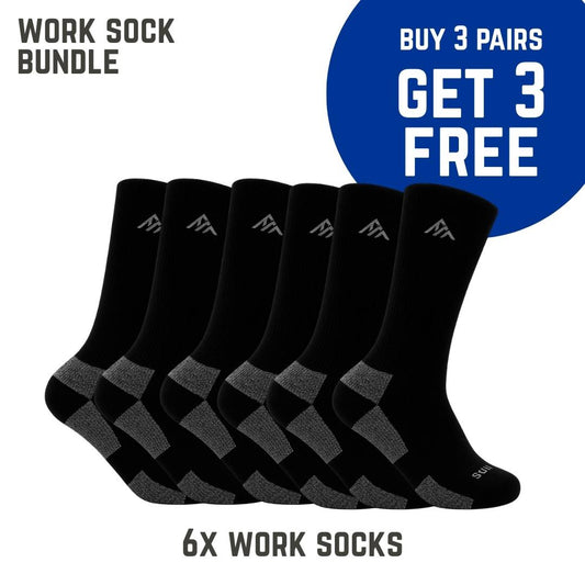 Work Sock Buy 3 Get 3 Free Bundle