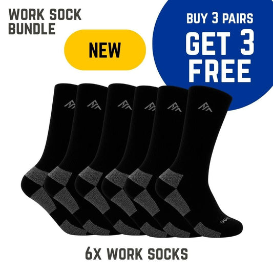 Work Sock Buy 3 Get 3 Free Bundle